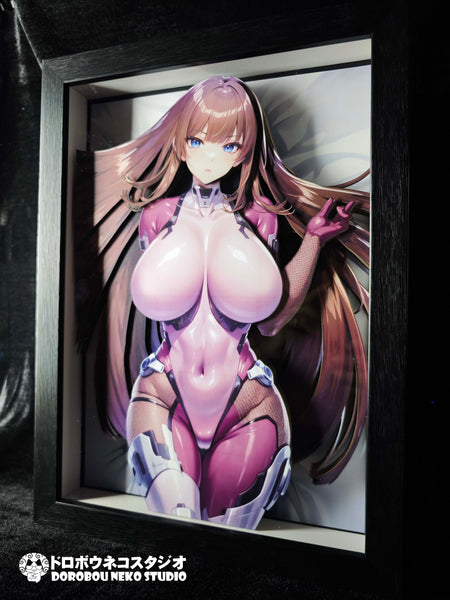 Dorobou Neko Studio - Koukawa Asuka 3D Poster Frame [DSHT-007]