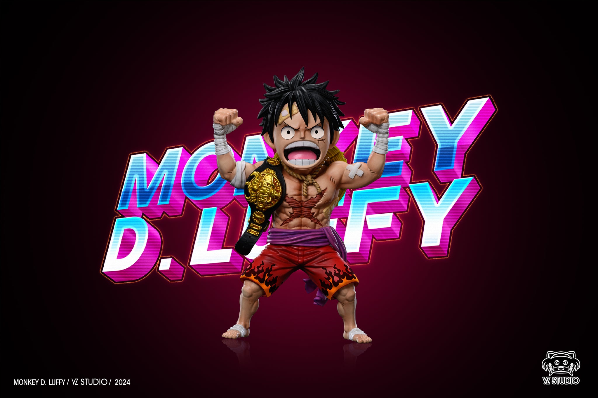 YZ Studio - Gold Belt Champion Monkey D. Luffy