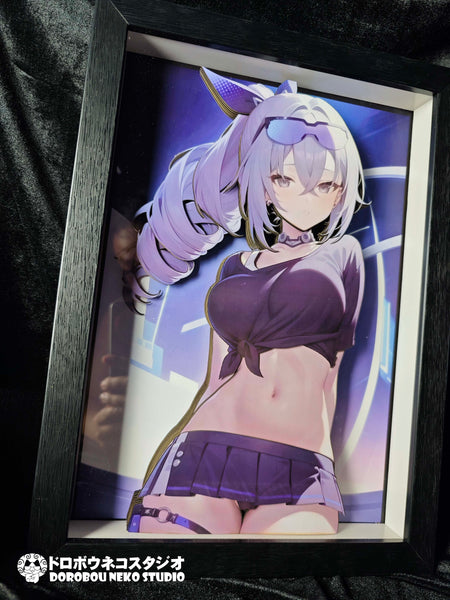 Dorobou Neko Studio - Silver Wolf 3D Poster Frame [DSRL-025]