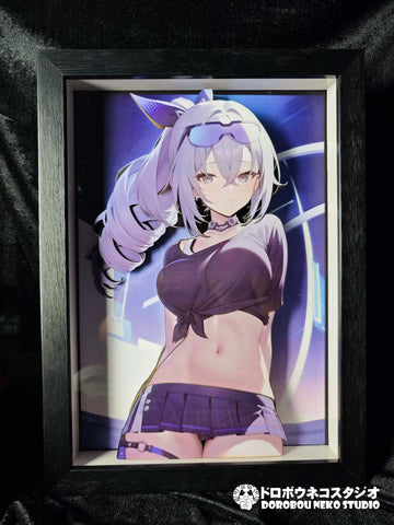 Dorobou Neko Studio - Silver Wolf 3D Poster Frame [DSRL-025]