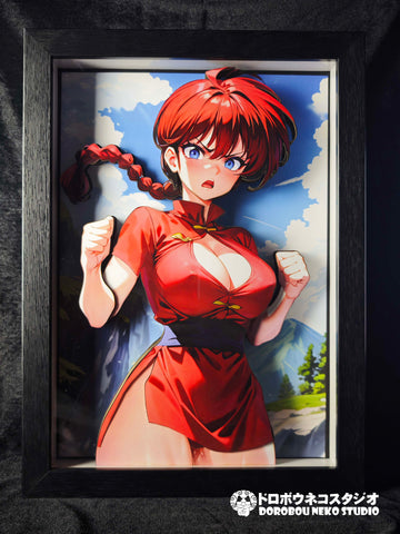 Dorobou Neko Studio - Ranma Saotome 3D Poster Frame [DSMG-101]