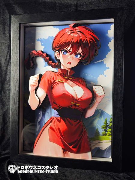 Dorobou Neko Studio - Ranma Saotome 3D Poster Frame [DSMG-101]