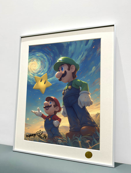 Xing Kong Studio - Mario Brothers 2.0 Poster Frame