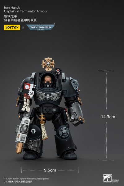 JOYTOY - Ultramarines Captain In Terminator Armour [JT4980] / Iron Hands Captain in Terminator Armour [JT5116]