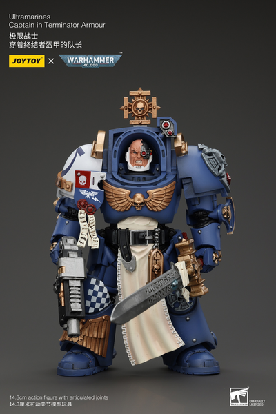 JOYTOY - Ultramarines Captain In Terminator Armour [JT4980] / Iron Hands Captain in Terminator Armour [JT5116]