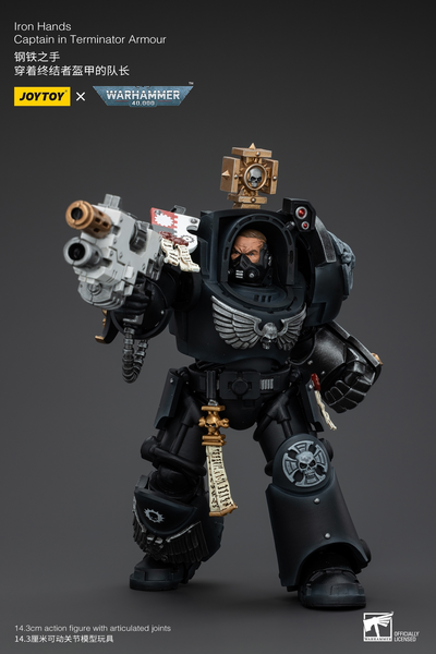 JOYTOY - Ultramarines Captain In Terminator Armour [JT4980] / Iron Hands Captain in Terminator Armour [JT5116]