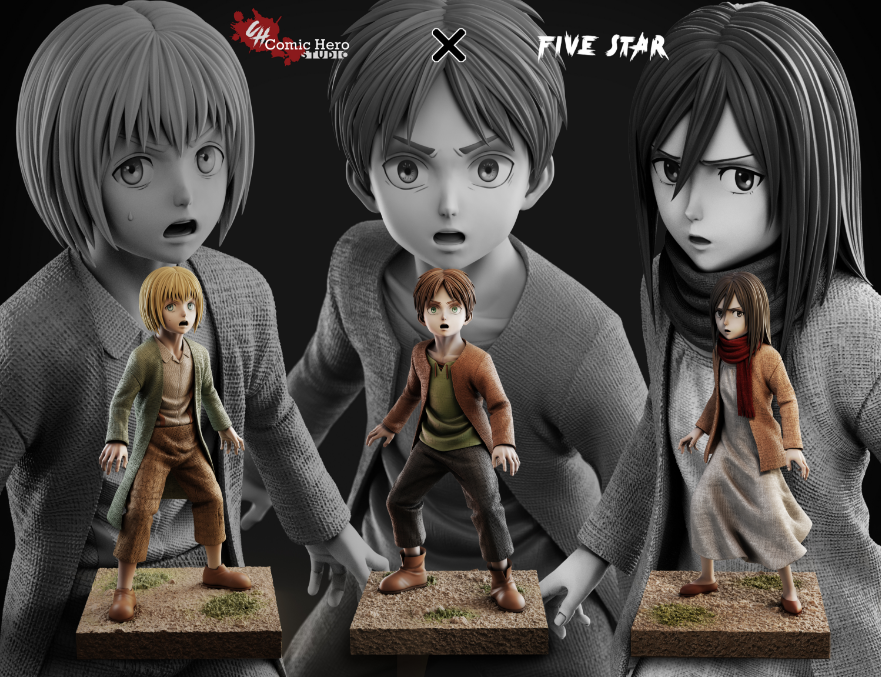 Comic Hero Studio - Childhood Mikasa Ackerman