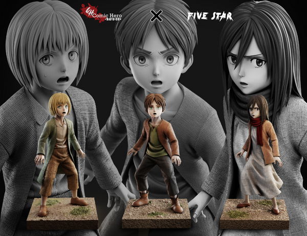 Comic Hero Studio - Childhood Mikasa Ackerman