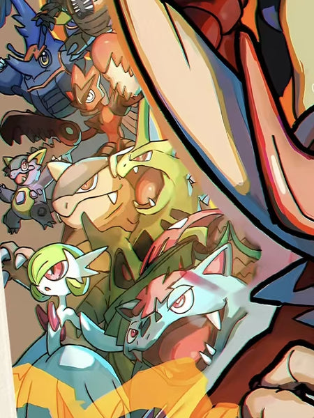 Xing Kong Studio - Pokemon X and Y Poster Frame