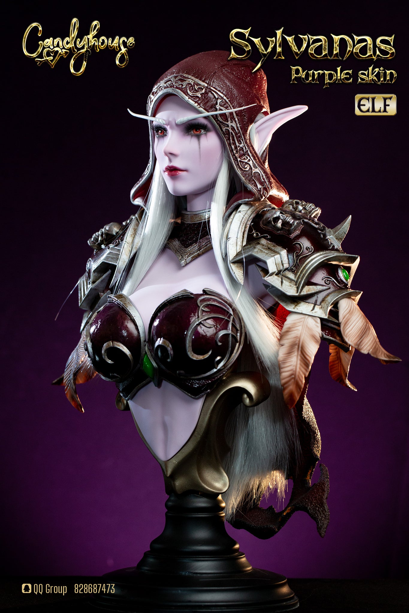 Candy House Studio - Sylvanas Windrunner / Blood Elf Bust [Cast Off][4 Variants]