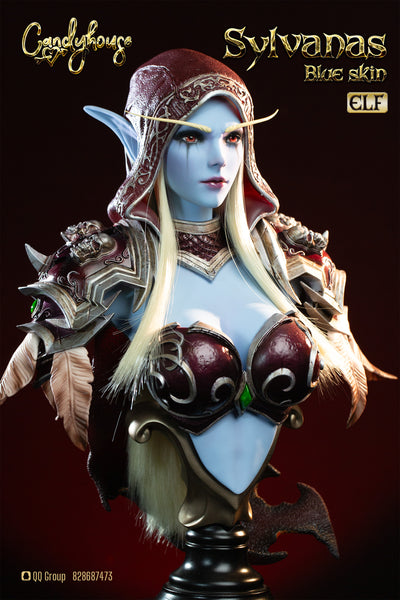 Candy House Studio - Sylvanas Windrunner / Blood Elf Bust [Cast Off][4 Variants]