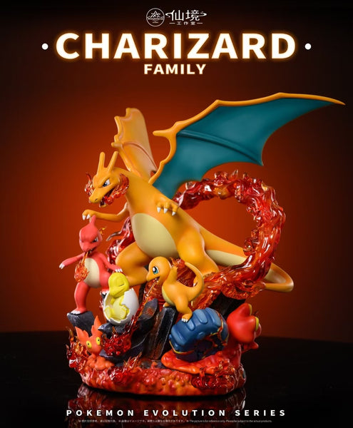 Wonderland Studio - Charizard Family