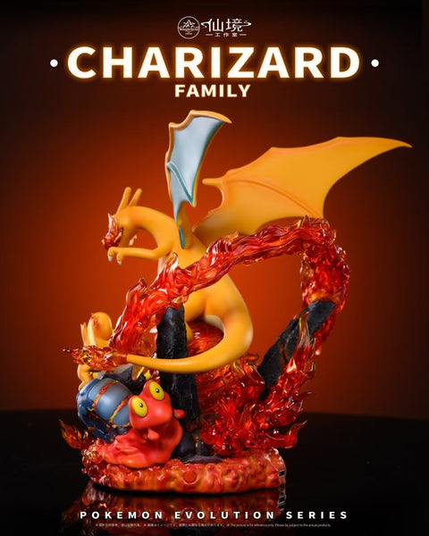 Wonderland Studio - Charizard Family