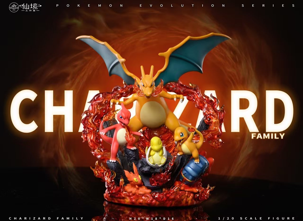 Wonderland Studio - Charizard Family