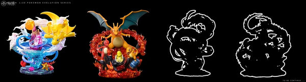 Wonderland Studio - Charizard Family