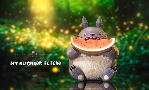 Wu Yu Studio - Totoro Eating Watermelon