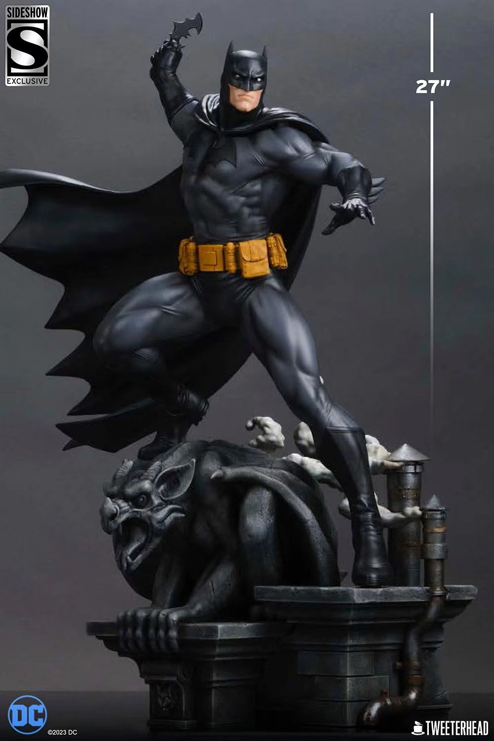 Sideshow x Tweeterhead  - Batman Black and Gray Ver. [9113892]