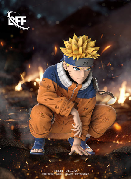 BFF Studio - Squatting Naruto Uzumaki 