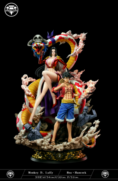 Diamond Studio - Monkey D. Luffy & Boa Hancock