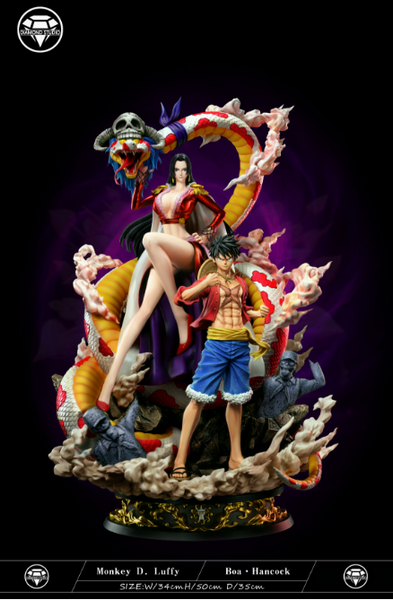 Diamond Studio - Monkey D. Luffy & Boa Hancock