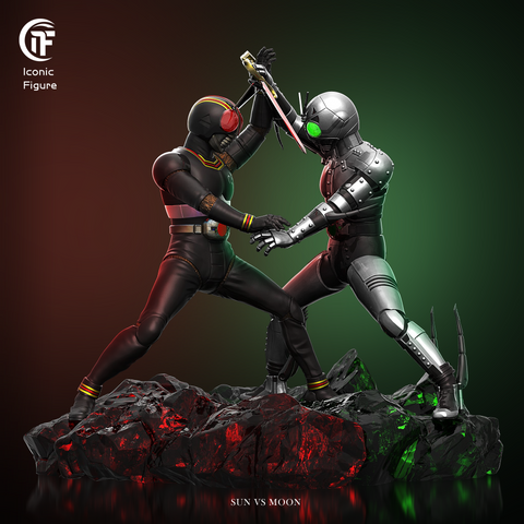 Iconic Figure Studio - Kamen Rider Black Sun vs Shadow Moon