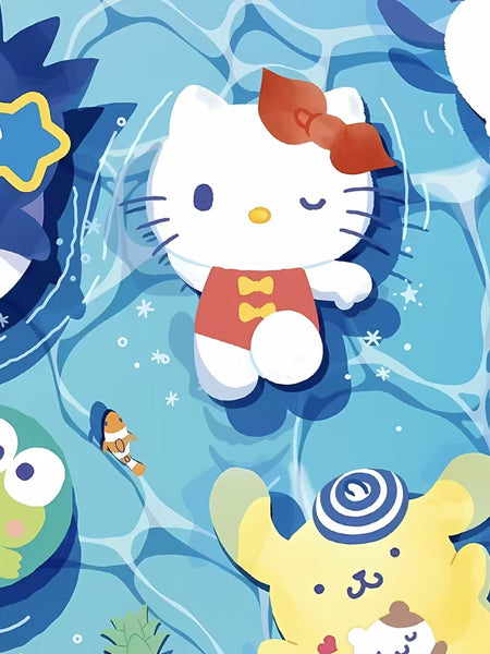 Xing Kong Studio - Swimming Pool Sanrio Poster Frame