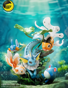 Moon Shadow Studio - Vaporeon, Goldeen, Seaking, Mudkip & Marill Natural Ver.