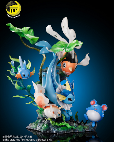 Moon Shadow Studio - Vaporeon, Goldeen, Seaking, Mudkip & Marill Natural Ver.