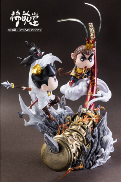 Cotton Studio / Mian Hua Tang - Shin Chan Cosplay Sun Wukong vs Toru Kazama Cosplay Erlang Shen