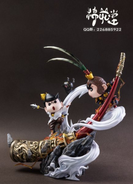 Cotton Studio / Mian Hua Tang - Shin Chan Cosplay Sun Wukong vs Toru Kazama Cosplay Erlang Shen