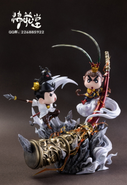 Cotton Studio / Mian Hua Tang - Shin Chan Cosplay Sun Wukong vs Toru Kazama Cosplay Erlang Shen