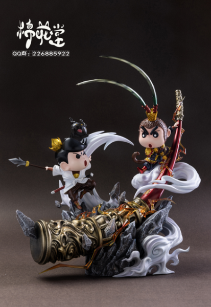 Cotton Studio / Mian Hua Tang - Shin Chan Cosplay Sun Wukong vs Toru Kazama Cosplay Erlang Shen