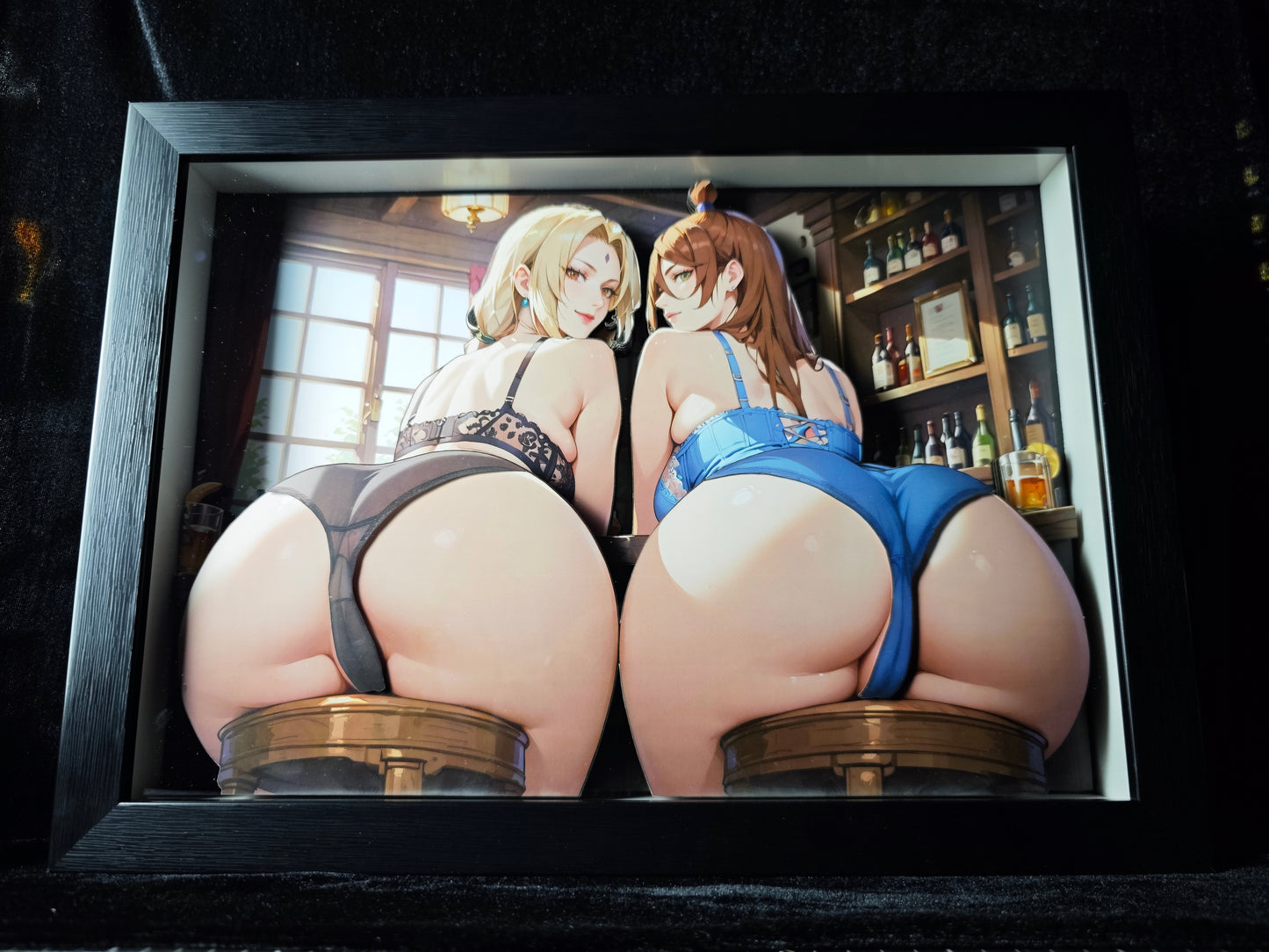 Dorobou Neko Studio - Tsunade & Mei Terumi 3D Poster Frame [DSMP-008]