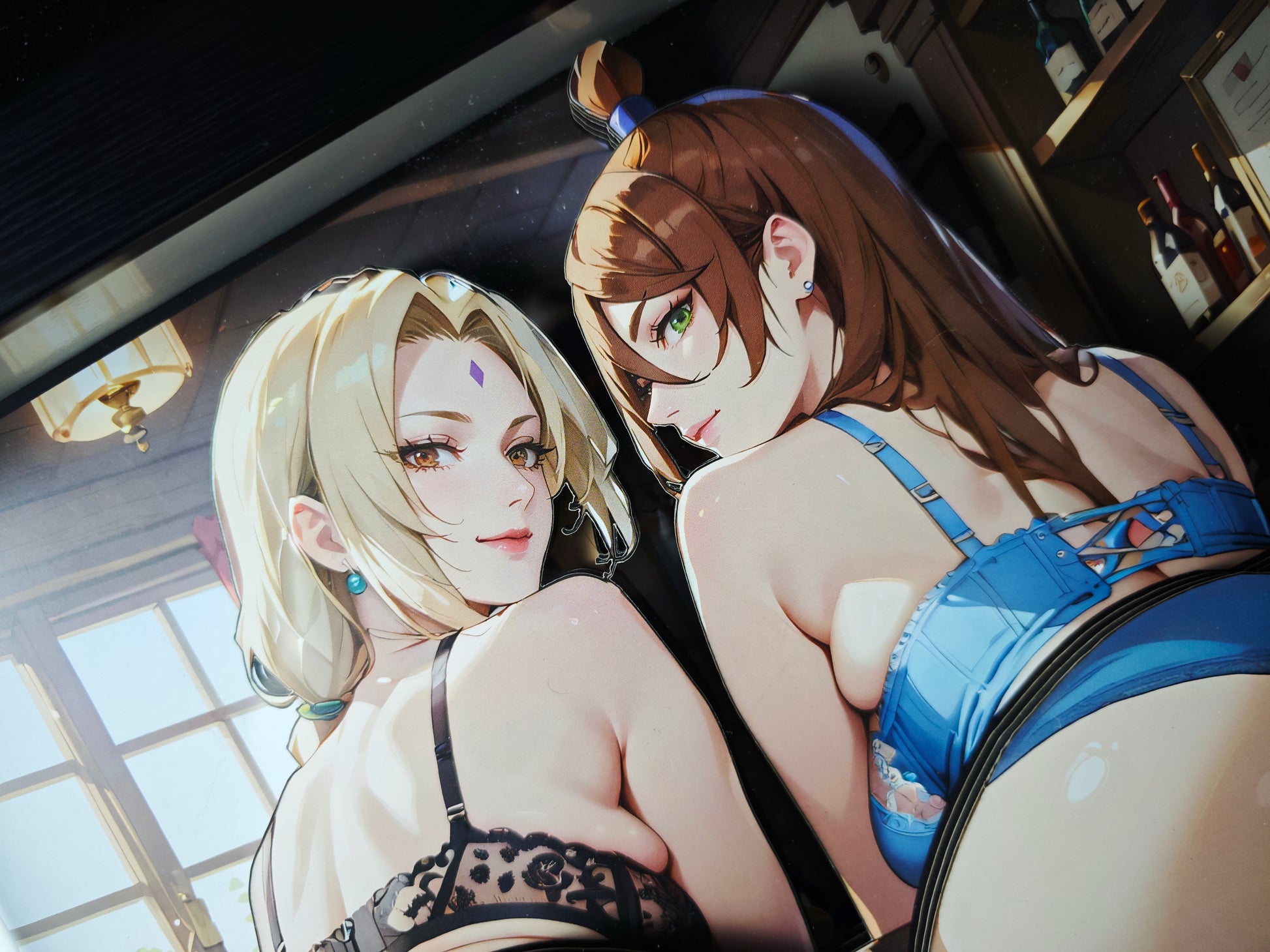 Dorobou Neko Studio - Tsunade & Mei Terumi 3D Poster Frame [DSMP-008]