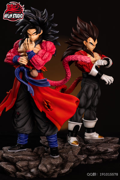 Kylin Studio - The Time Patrol Super Saiyan 4 Vegeta / Son Goku [4 Variants]