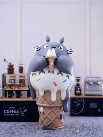 Long Miao Studio - Totoro Holding Ice Cream