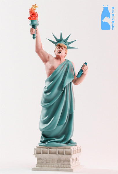 Milk Milk Studio (MMS) - Donald Trump Cosplay Statue of Liberty