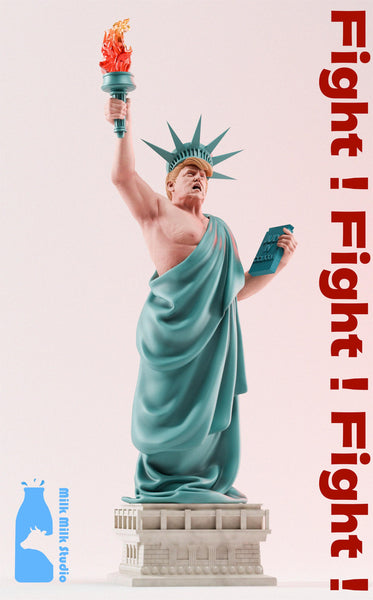 Milk Milk Studio (MMS) - Donald Trump Cosplay Statue of Liberty