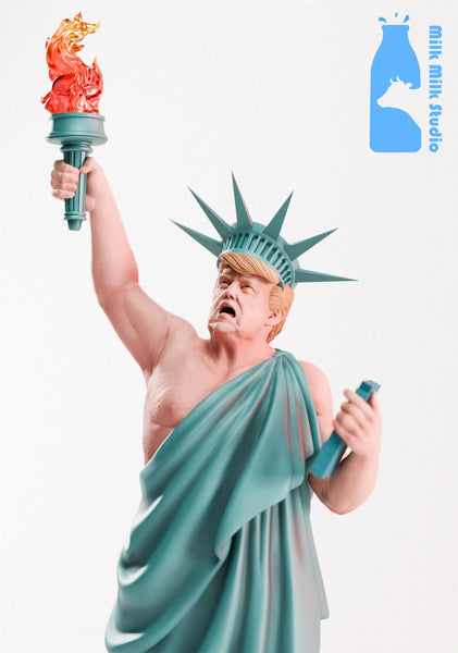 Milk Milk Studio (MMS) - Donald Trump Cosplay Statue of Liberty