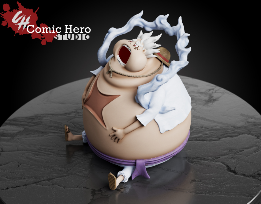 Comic Hero Studio - Sun God Nika Luffy Tankman Piggy Bank