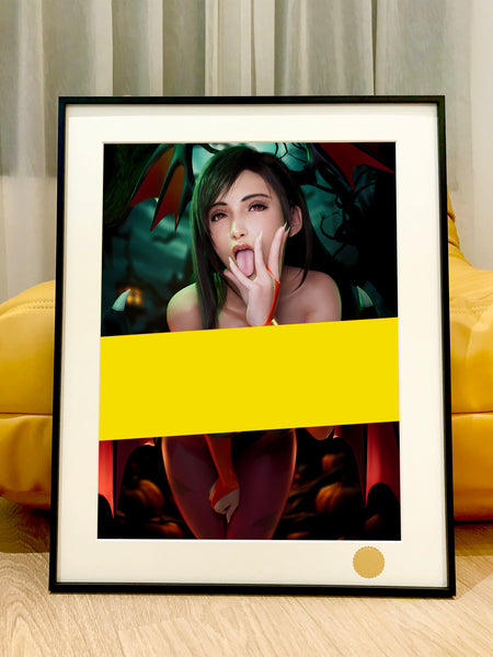 Xing Kong Studio - Halloween Tifa Lockhart Poster Frame