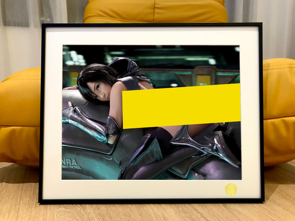 Xing Kong Studio - Tifa Lockhart Motorbike Ver. Poster Frame