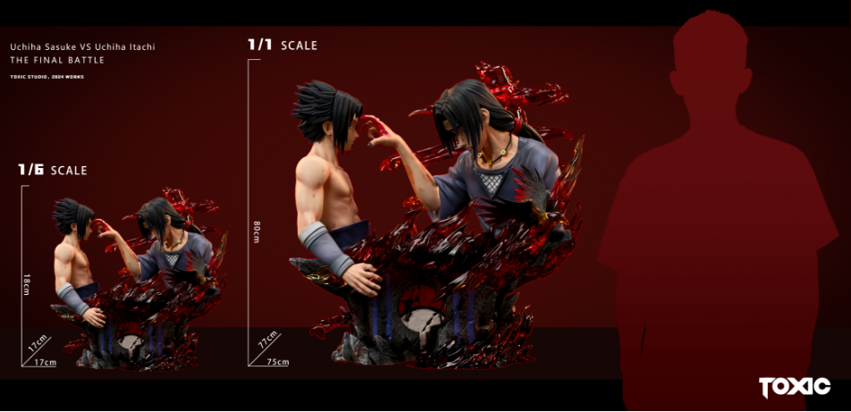 Toxic Studio - Sasuke Uchiha vs Itachi Uchiha Final Battle Bust [2 Variants]
