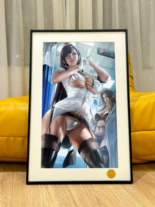 Xing Kong Studio - Tifa Lockhart & Aerith Gainsborough Nurse Ver. Poster Frame