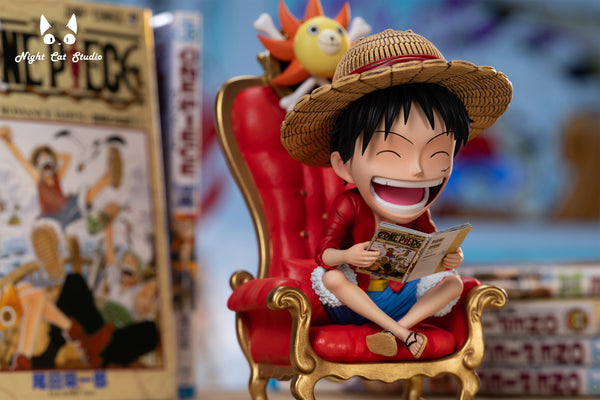 Night Cat Studio - Reading Comic Monkey D. Luffy [2 Variants]