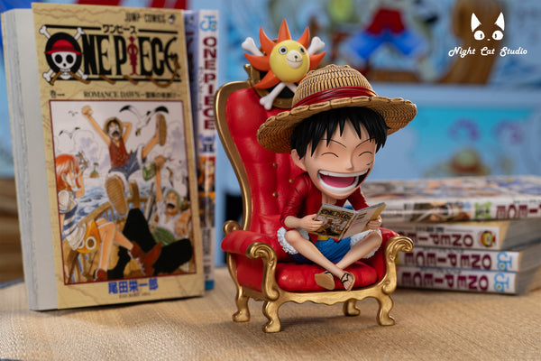 Night Cat Studio - Reading Comic Monkey D. Luffy [2 Variants]