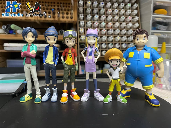 Huan Xing Studios x LD Studio - Digimon Frontier Main Characters Group