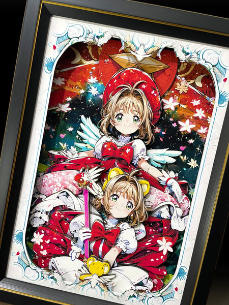 Mystical Art - Sakura Kinomoto 3D Poster Frame [2 Variants]