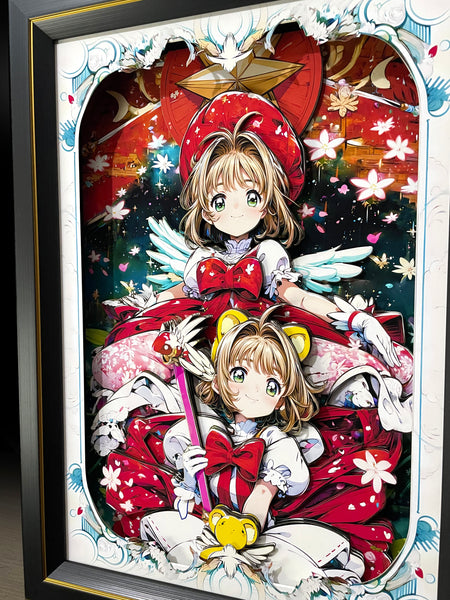 Mystical Art - Sakura Kinomoto 3D Poster Frame [2 Variants]