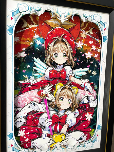 Mystical Art - Sakura Kinomoto 3D Poster Frame [2 Variants]